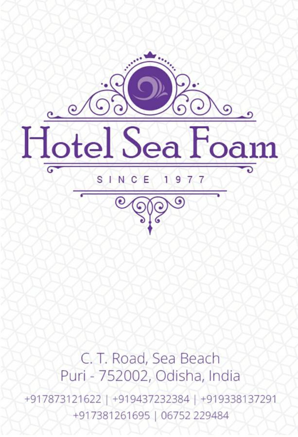 Hotel Sea Foam Puri Eksteriør billede